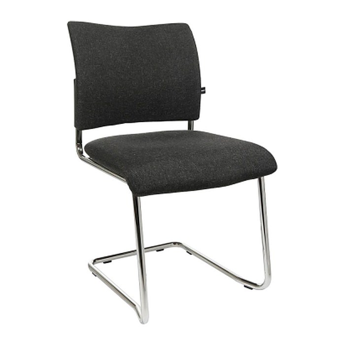 Topstar Besucherstühle Visit 20 NV390 G22 anthrazit Stoff, 2 St.