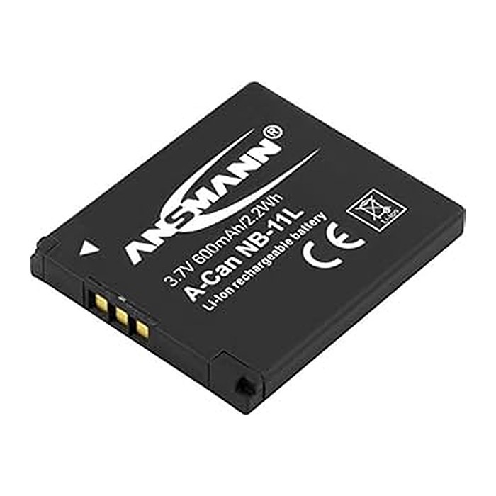 ANSMANN Akku für Kameras A-Can NB 11L Lithium-Ionen 3,7 V, 600 mAh