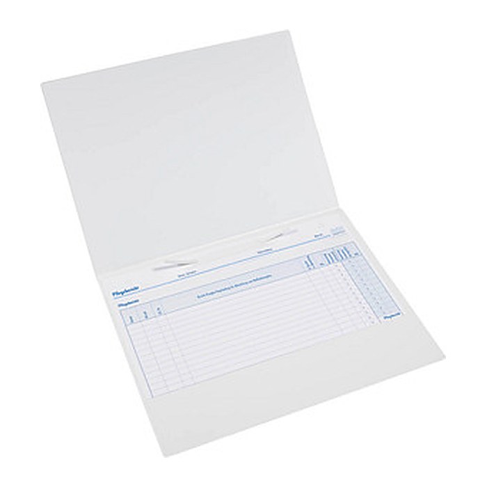 BOI Patienten-Dokumentations-Hängemappe signal-line Kunststoff grau DIN A4 4x kaufmännische Heftung, 1 St.