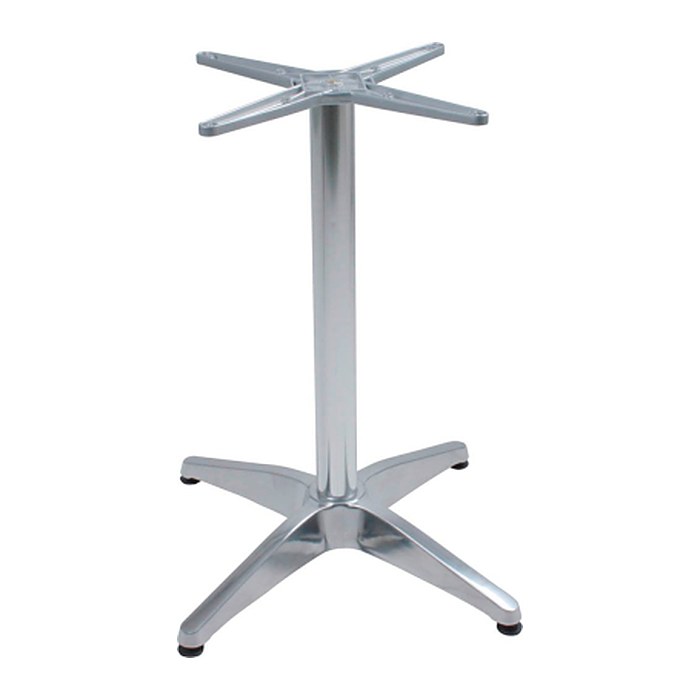 Garden Pleasure BRENTA Tischgestell für Bistrotisch silber 66,0 x 66,0 x 70,0 cm, 1 St.