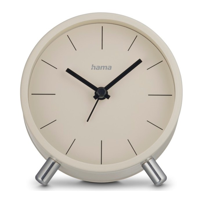 hama Funkwecker Flores beige Kunststoff 12,0 cm, Ø 11,0 cm