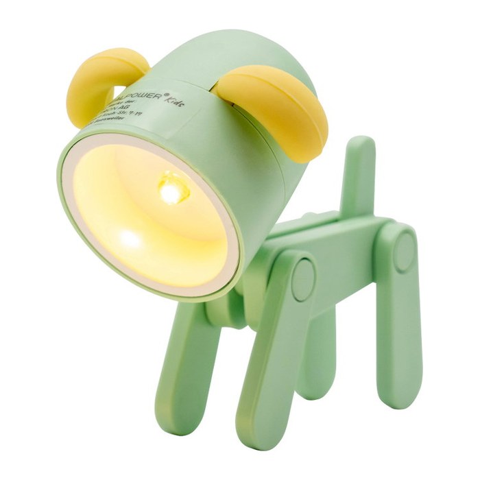 RealPower LED-Tier Taschenlampe Green dog