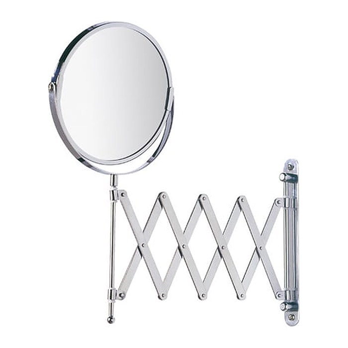 WENKO Wand-Kosmetikspiegel Exclusiv silber