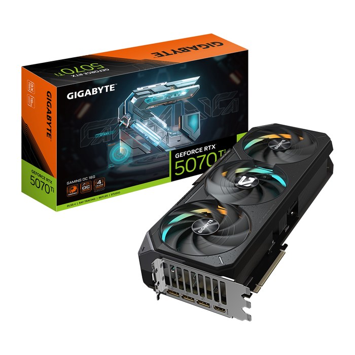 Gigabyte RTX5070 TI Gaming OC 16GB GDDR7 HDMI 3xDP
