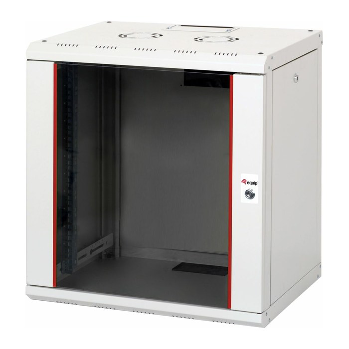 Equip 19" Netzwerkschrank Glastür PM 600x450mm 12HE grau