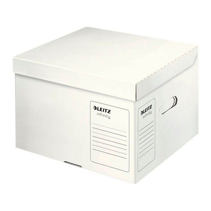LEITZ Archivcontainer Infinity M weiß 35,0 x 32,0 x 26,5 cm, 10 St.