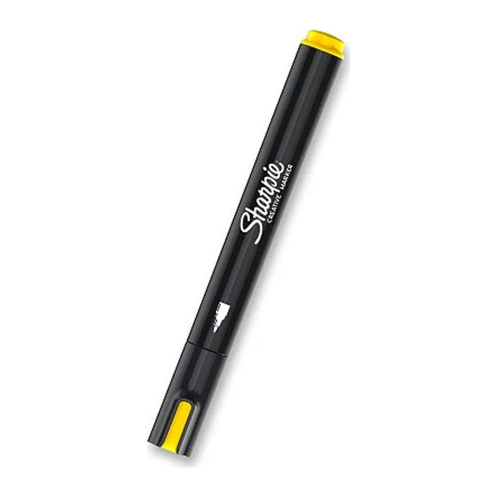 Sharpie Kreativmarker Rundspitze Acryl gelb