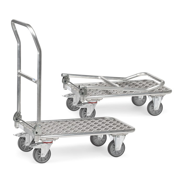 fetra Transportwagen klappbar Alu 1134 silber 62,0 x 99,5 x 96,5 cm bis 200,0 kg