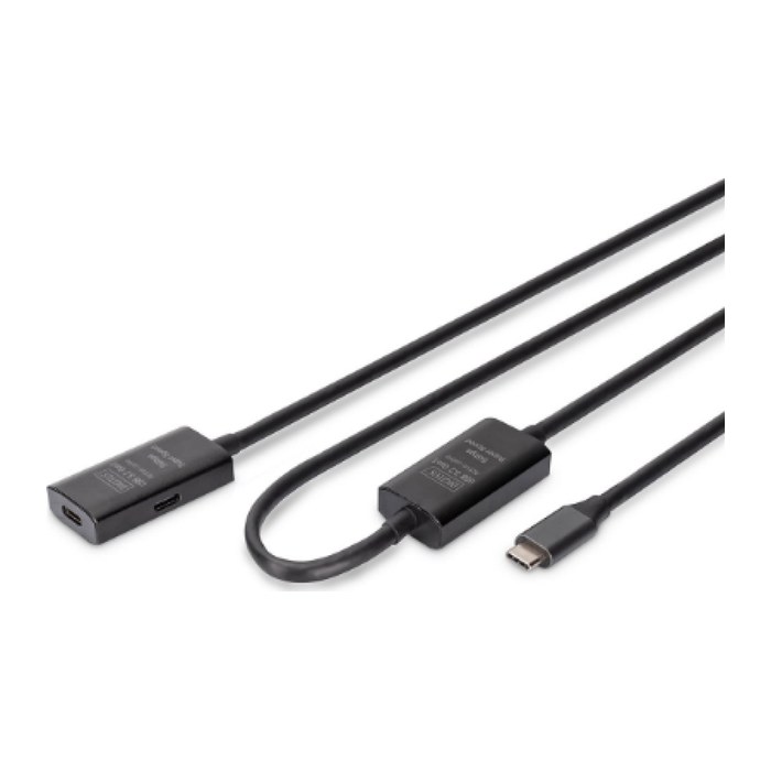 DIGITUS Verlängerungskabel USB-C->USB-C St./Bu. 5G 10,00m