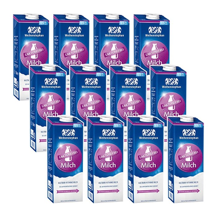 Weihenstephan LAKTOSEFREI Milch 1,5 % 12x 1,0 l