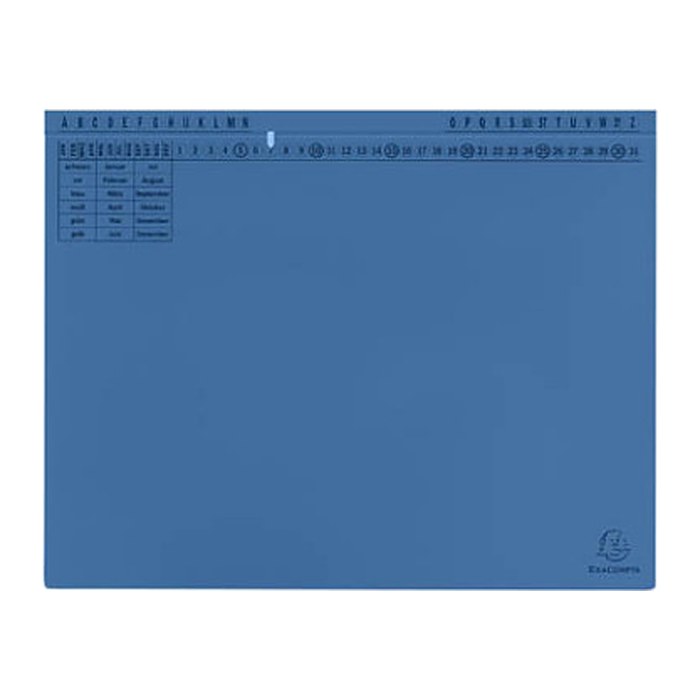 Exacompta Hängehefter Exaflex Karton blau DIN A4 1x Amtsheftung / kaufmännische Heftung, 25 St.