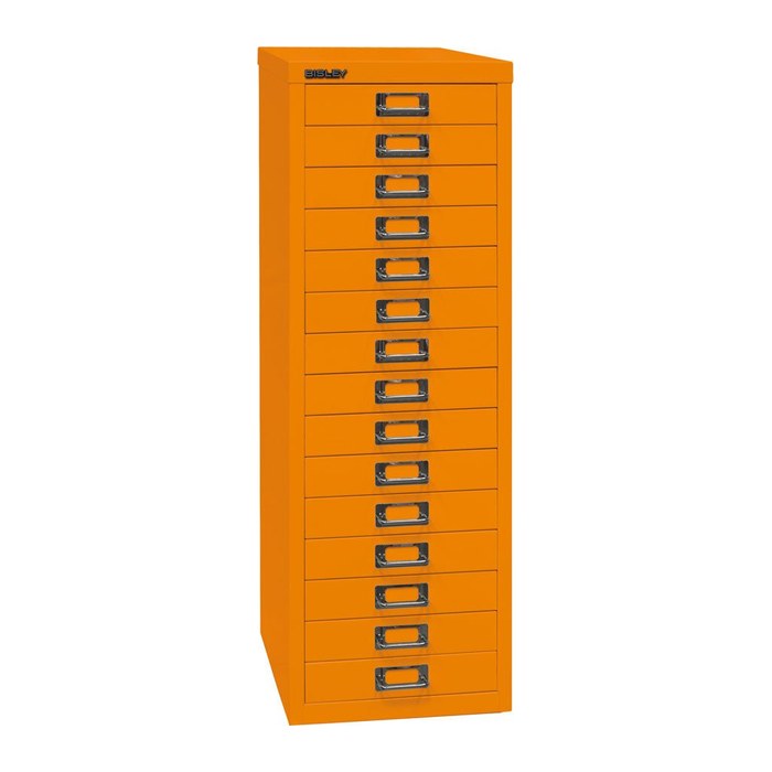 BISLEY MultiDrawer™ L3915 Schubladenschrank kardinalrot 15 Schubladen 27,8 x 38,0 x 85,7 cm, 1 St.