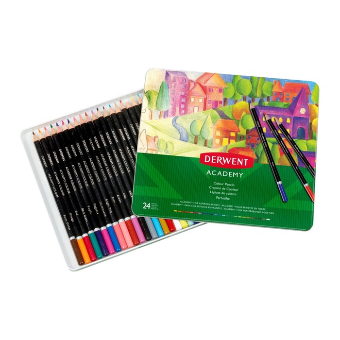 DERWENT Academy Colour Buntstifte farbsortiert, 24 St.