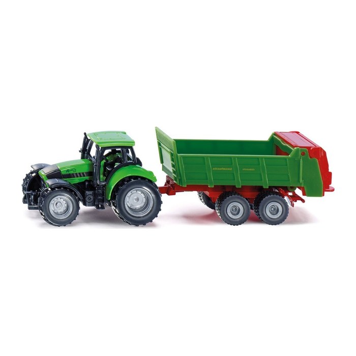 siku Strautmann Traktor mit Universalstreuer 1673 Spielzeugauto
