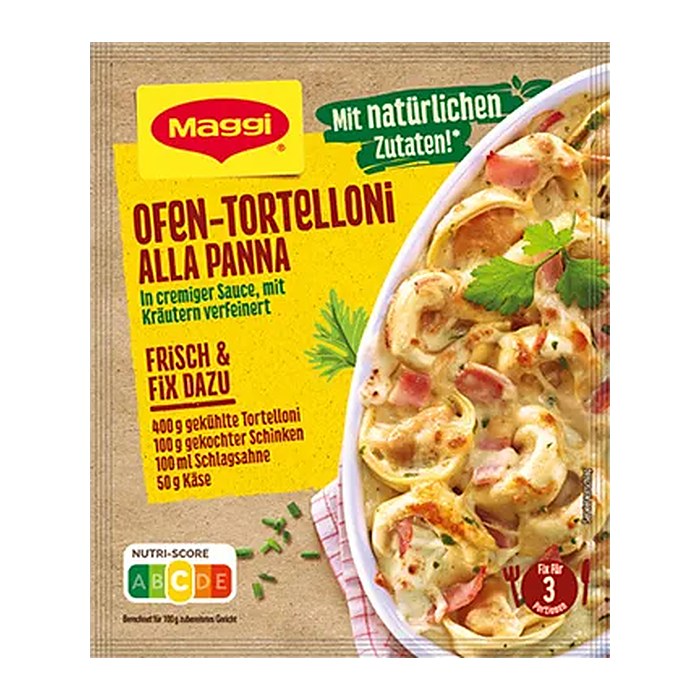 Maggi® Ofen-Tortelloni Alla Panna Sauce 18x 3 Portionen, 18 St.