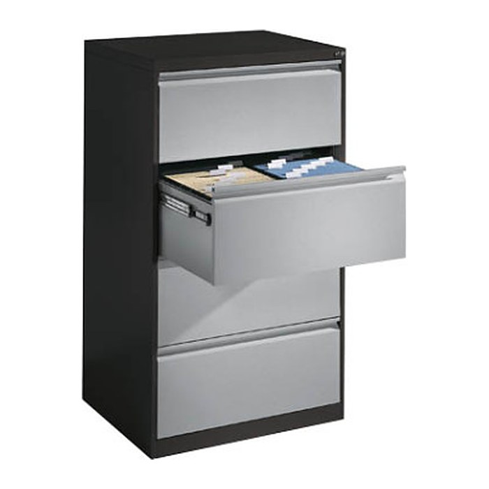 CP C 2000 Acurado Hängeregistraturschrank grau, dunkelgrau 4 Schubladen 78,7 x 59,0 x 135,7 cm, 1 St.