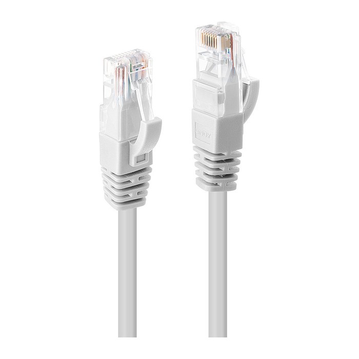LINDY Patchkabel Cat6 U/UTP weiß 0.30m