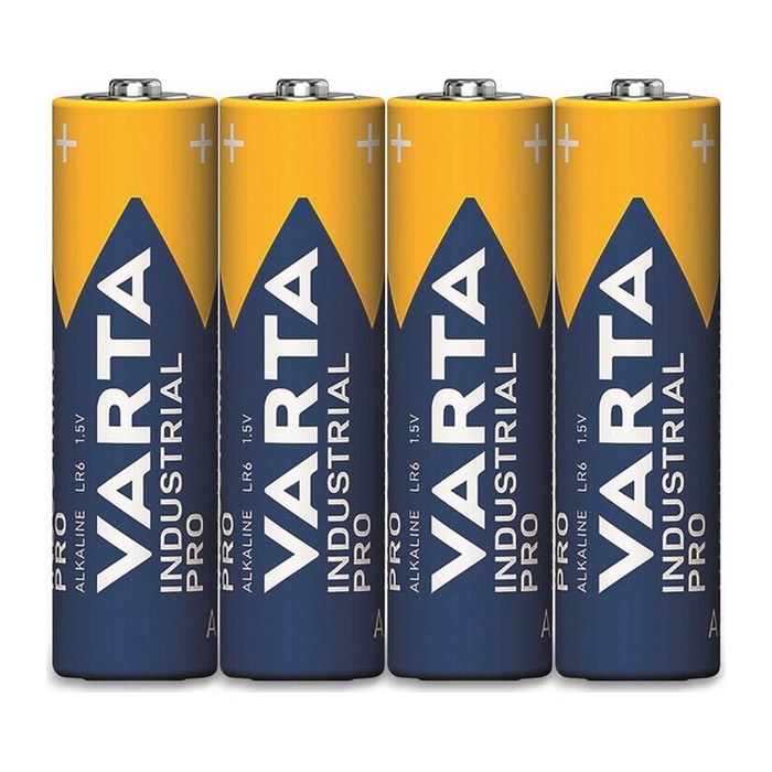 VARTA Batterien INDUSTRIAL Alkali-Mangan Mignon AA 1,5 V, 4 St.