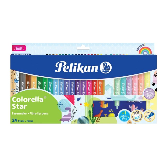 Pelikan Colorella Star C302 Filzstifte farbsortiert, 24 St.