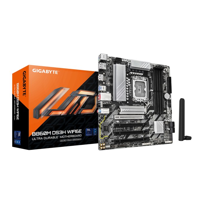 Gigabyte B860M DS3H WIFI6E (B860,S1851,mATX,DDR5