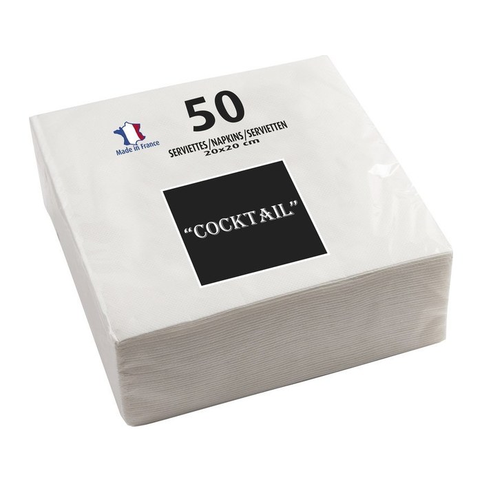 PROnappe Servietten kiwigrün 2-lagig 20,0 x 20,0 cm, 50 St.