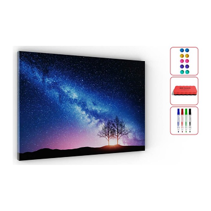 ALLboards Magnettafel 60,0 x 40,0 cm Milchstraße