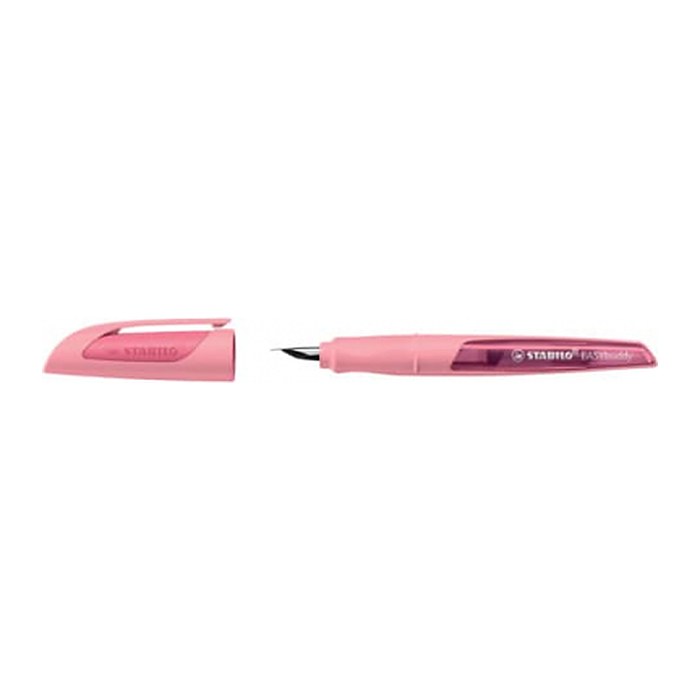 STABILO EASYbuddy Pastel Patronenfüller rosiges rouge L (Linkshänderfeder), 1 St.