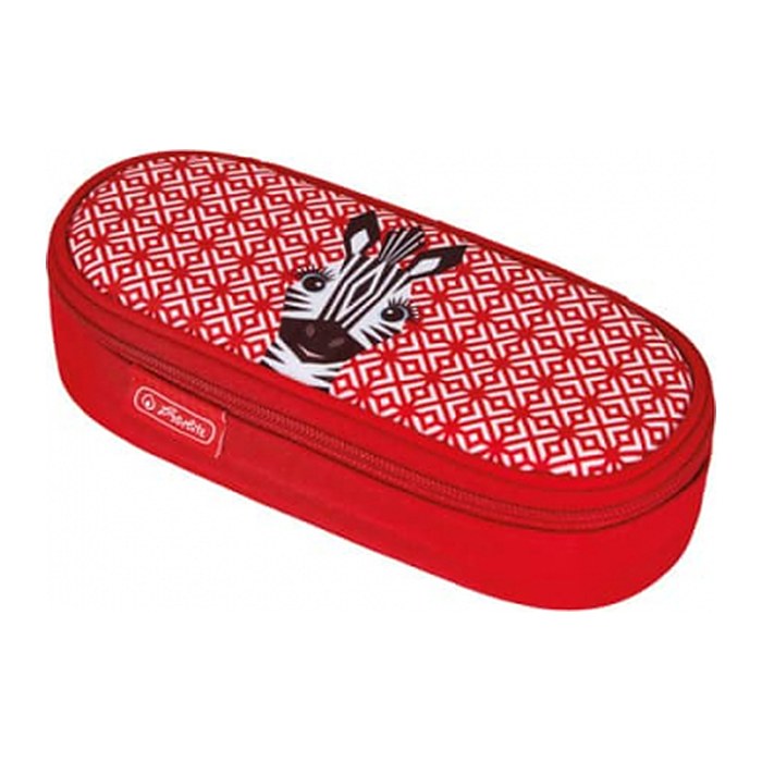 herlitz Schlampermäppchen Zebra Motiv, 21,5 x 9,0 cm