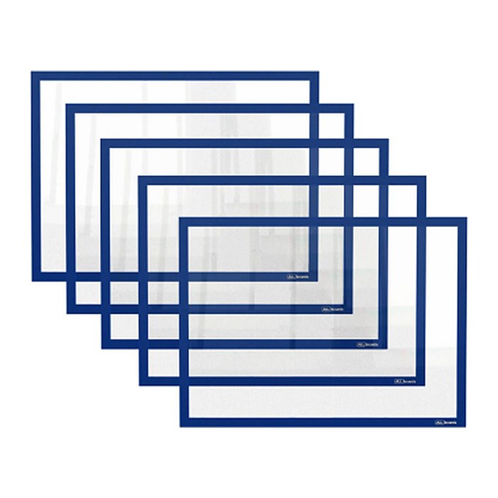 ALLboards Magnetrahmen blau A4, 5 St.