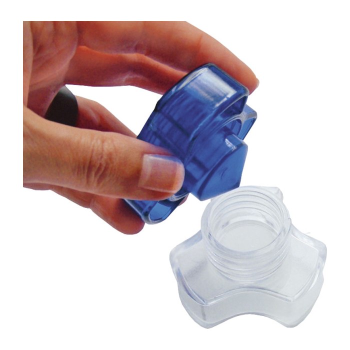 RUSSKA Tablettenmörser blau, transparent, 1 St.