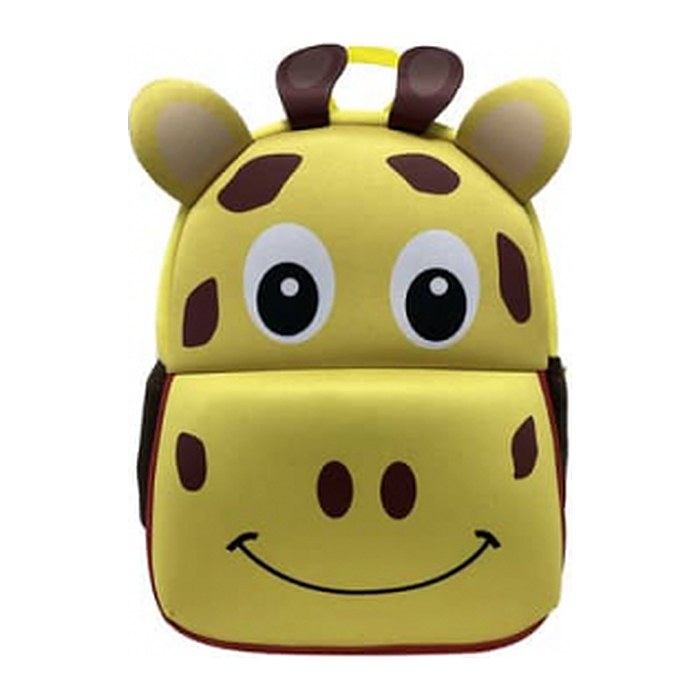 DONAU Kindergartenrucksack Giraffe Kunstfaser gelb