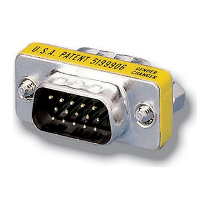 Equip Gender Changer HD15->HD15 St/St silber