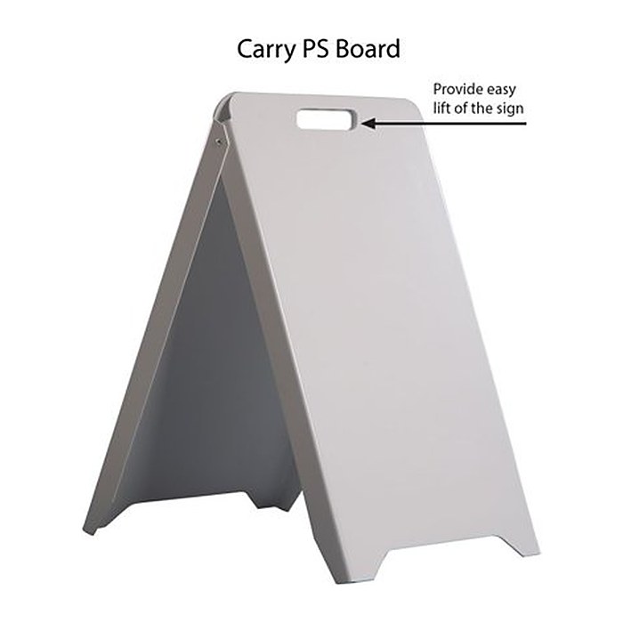 update displays Kundenstopper PS Board weiß 48,0 x 81,5 cm, 1 St.