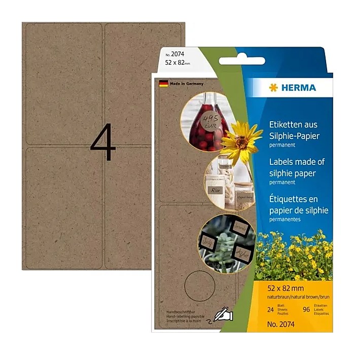 HERMA Büropackung Vielzwecketiketten Silphie 52x82mm