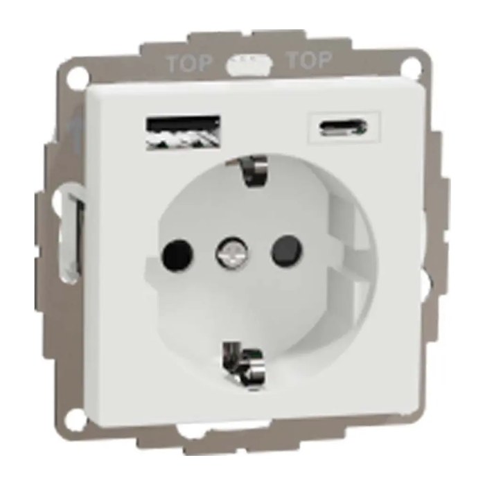 MERTEN MEG2367-0325 Steckdose mit USB-Anschluss, 1 St.