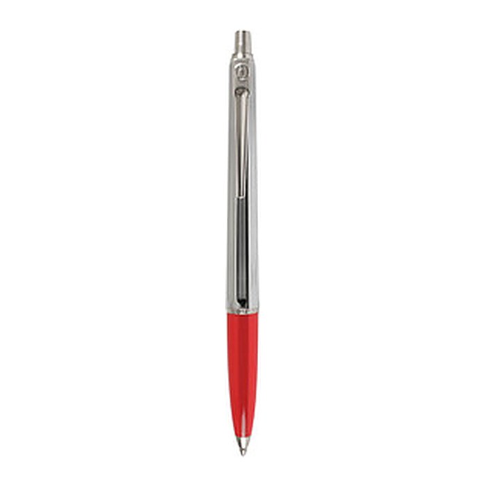 BALLOGRAF® Kugelschreiber Epoca Chrome rot, Schreibfarbe: blau, 1 St.