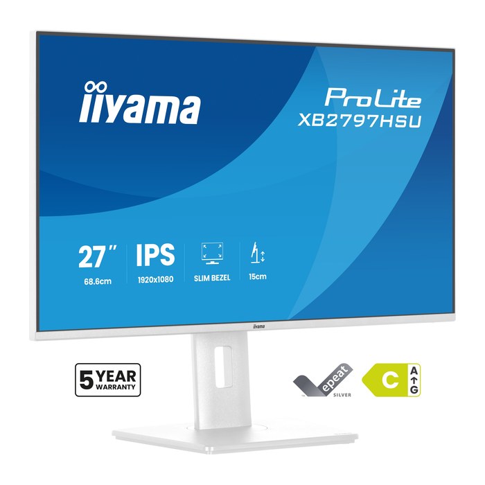 IIYAMA 68.6cm (27") XB2797HSU-W1 16:9 HDMI+DP+2xUSB-C IPS