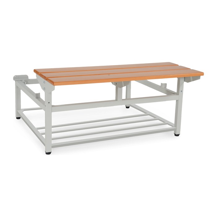 Sitzbank "Standard" – Untergestell für Spinde (300 x 800 x 400 mm)