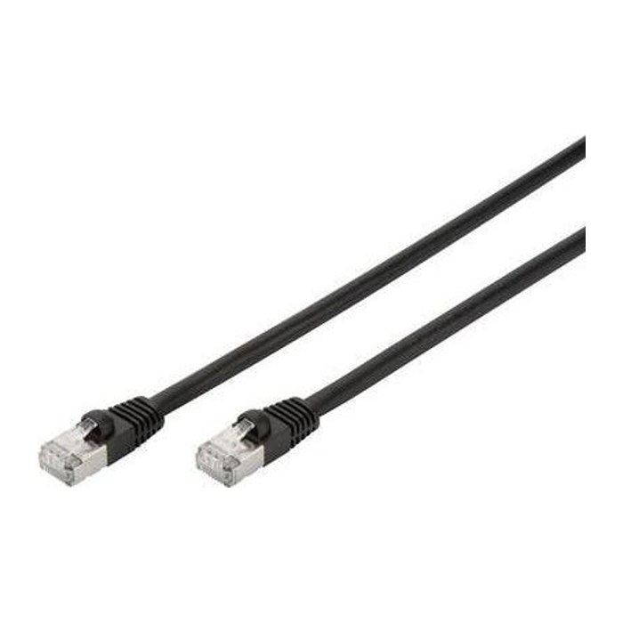 DIGITUS Patchkabel Cat6 S/FTP 2xRJ45 5.0m schwarz Outdoor