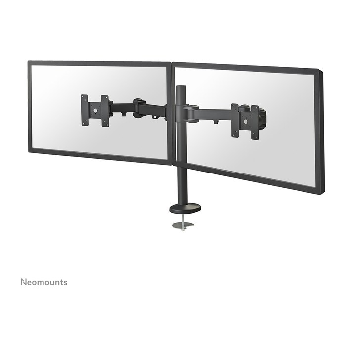 Neomounts Monitor-Halterung FPMA-D960DG schwarz für 2 Monitore, Tischbohrung