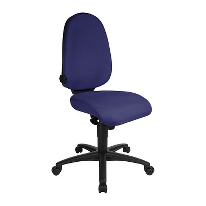Topstar Bürostuhl Syncro Pro 5, S500 G26S Stoff blau, Gestell schwarz