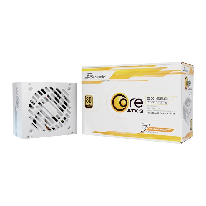 Seasonic Netzteil 650W Core GX-650 Modular ATX3.1 WHITE