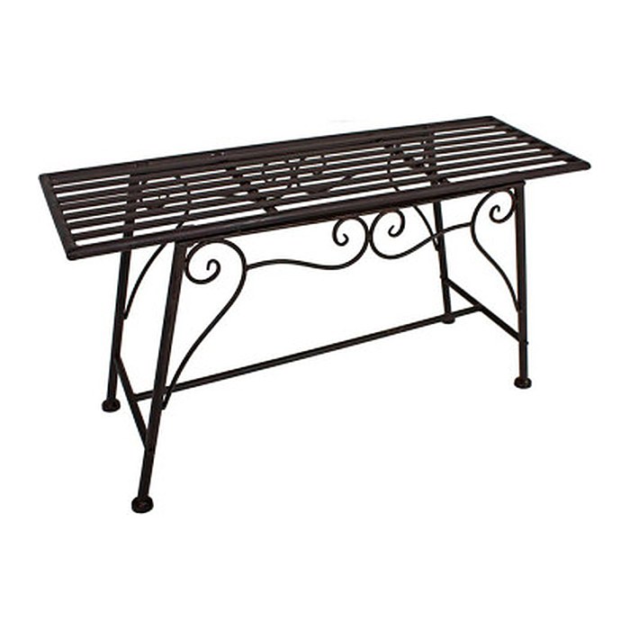 Garden Pleasure Gartenbank Lorin 950391 braun Metall 83,0 cm