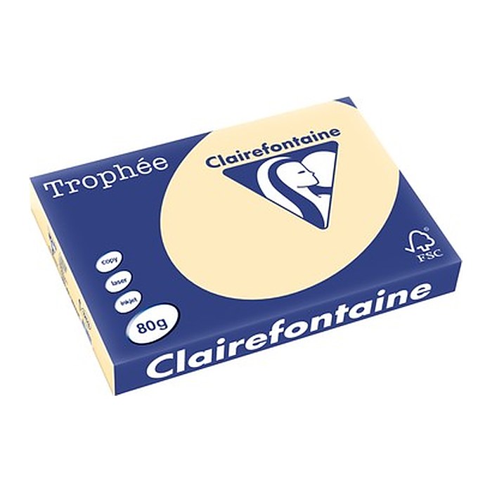 Clairefontaine Kopierpapier Trophée chamois DIN A3 80 g/qm 500 Blatt