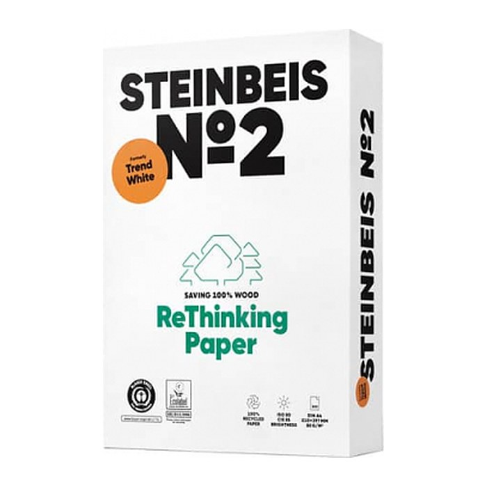 STEINBEIS Recyclingpapier No.2 DIN A4 80 g/qm 500 Blatt