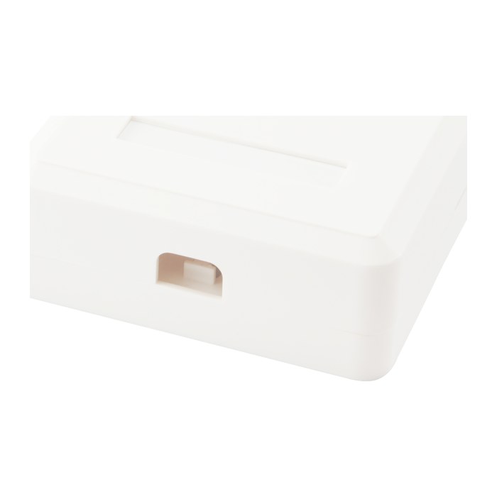 Equip Aufputzdose 2-Port Keystone ungeschirmt weiß Polybeutel