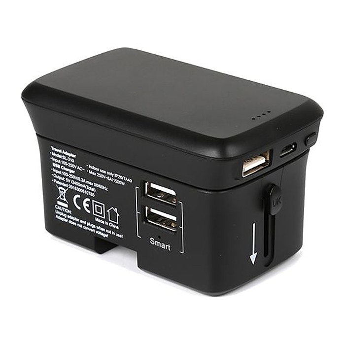 RealPower Ladegerät TravelCharge-4k inkl. Powerbank