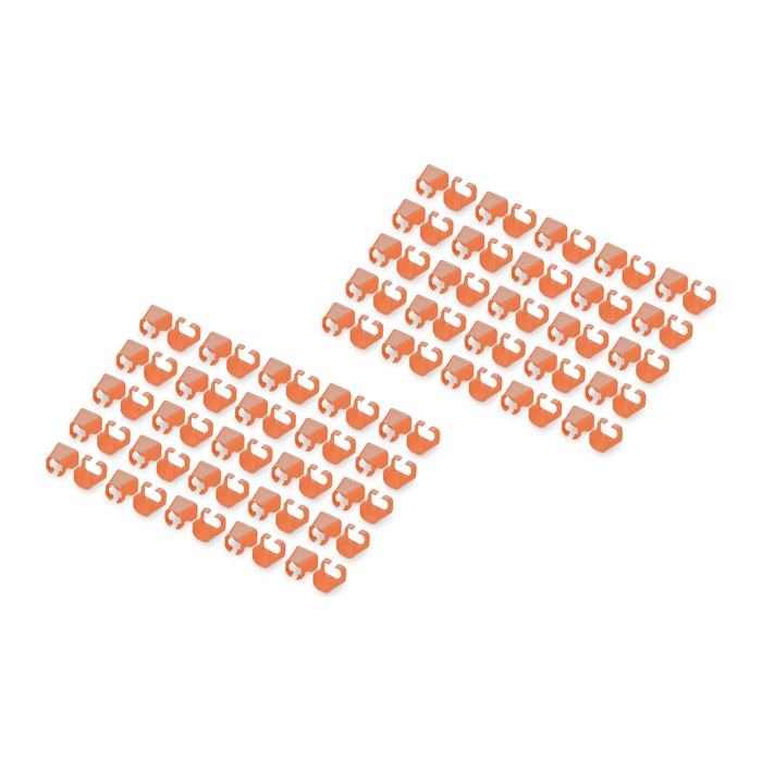 DIGITUS Farbclips für Patchkabel 100Stk. Orange