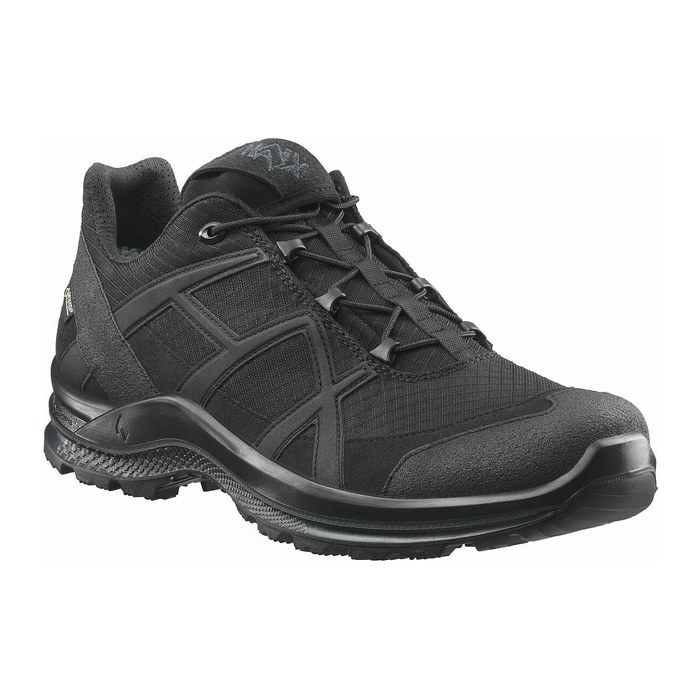 HAIX® unisex O2 Arbeitsschuhe "ATHLETIC 2.1 GTX" Black Eagle schwarz Größe UK 10.5 (EU 45), 1 Paar