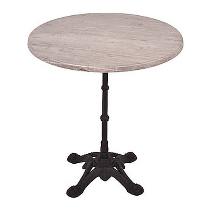 Garden Pleasure CIVETTA Bistrotisch rund Spanplatte hellbraun 70,0 x 70,0 x 74,0 cm, 1 St.